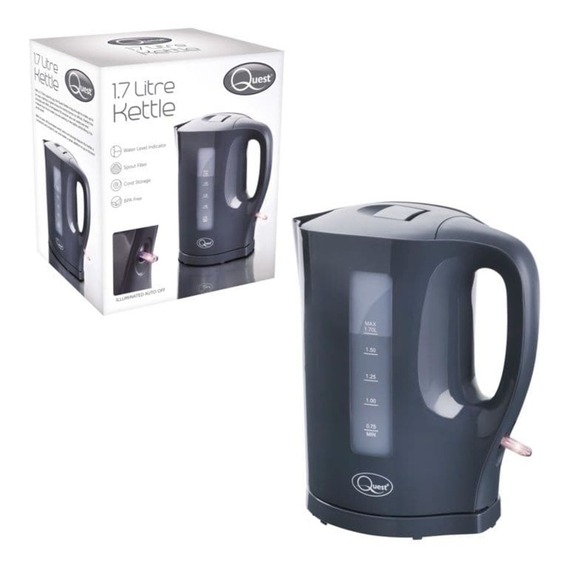 Quest 1.7L Jug Kettle – Grey