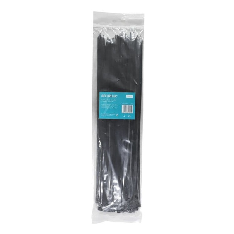 Securlec Cable Ties – 4.5mm x 380mm – Black
