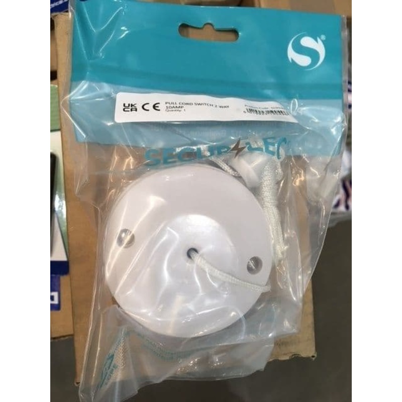 Securlec Pull Cord Switch 2 Way – 10A