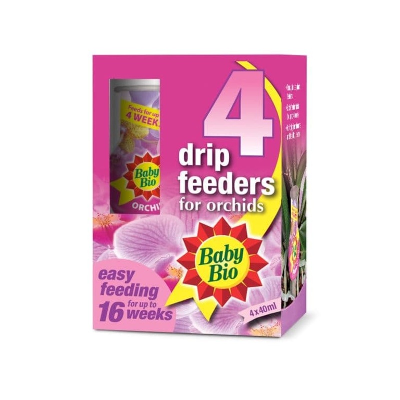Baby Bio Orchid Drip Feeders – 4 x 40ml