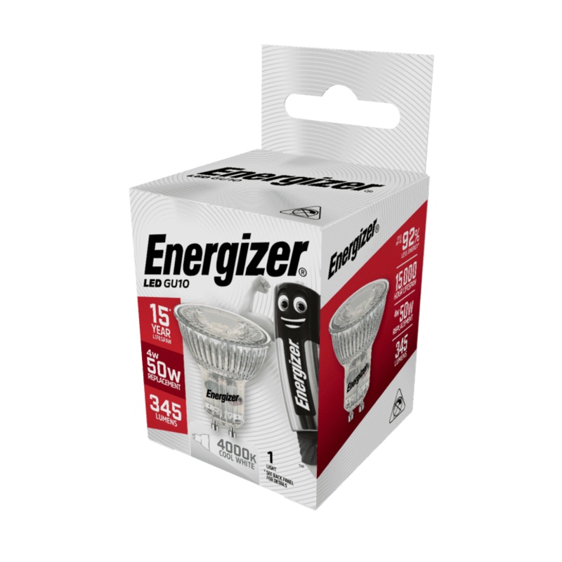 Energizer LED GU10 Cool White 36 – 4w 345lm