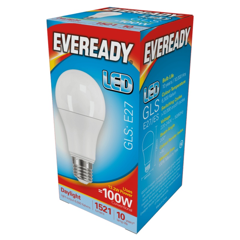 Eveready LED GLS 14w – 1560lm Daylight 6500k E27