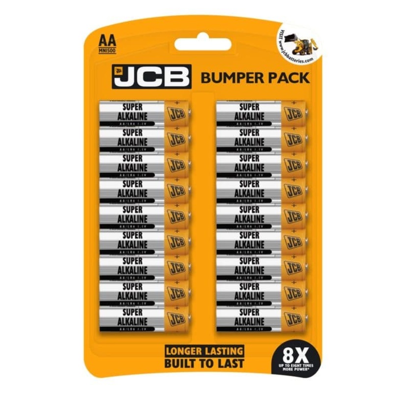 JCB LR6 / AA Alkaline – 18 Pack
