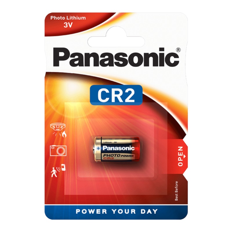 Panasonic CR2 Lithium Camera Battery – Pack of 1