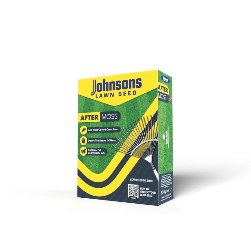 Johnsons Lawn Seed After Moss – 20sqm/850g