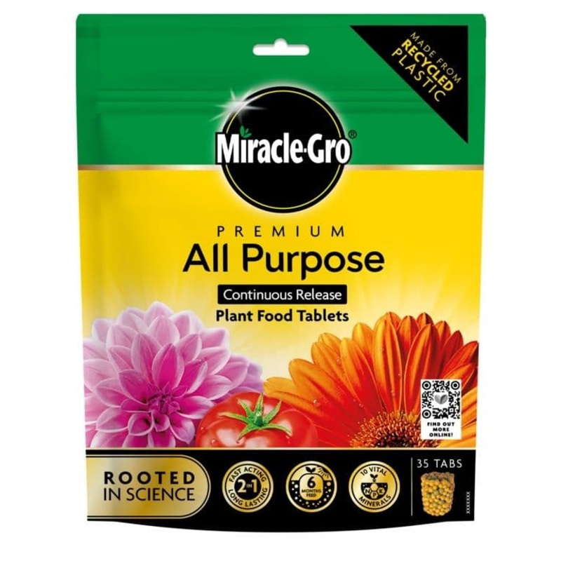 Miracle-Gro All Purpose Continuous Release Plant Food Tablets – Pack 35