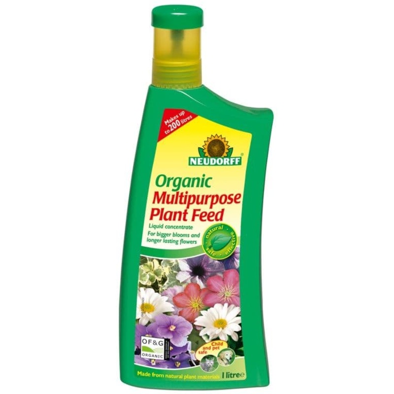 Neudorff Organic Multi Purpose Plant Feed – 1L Concentrate