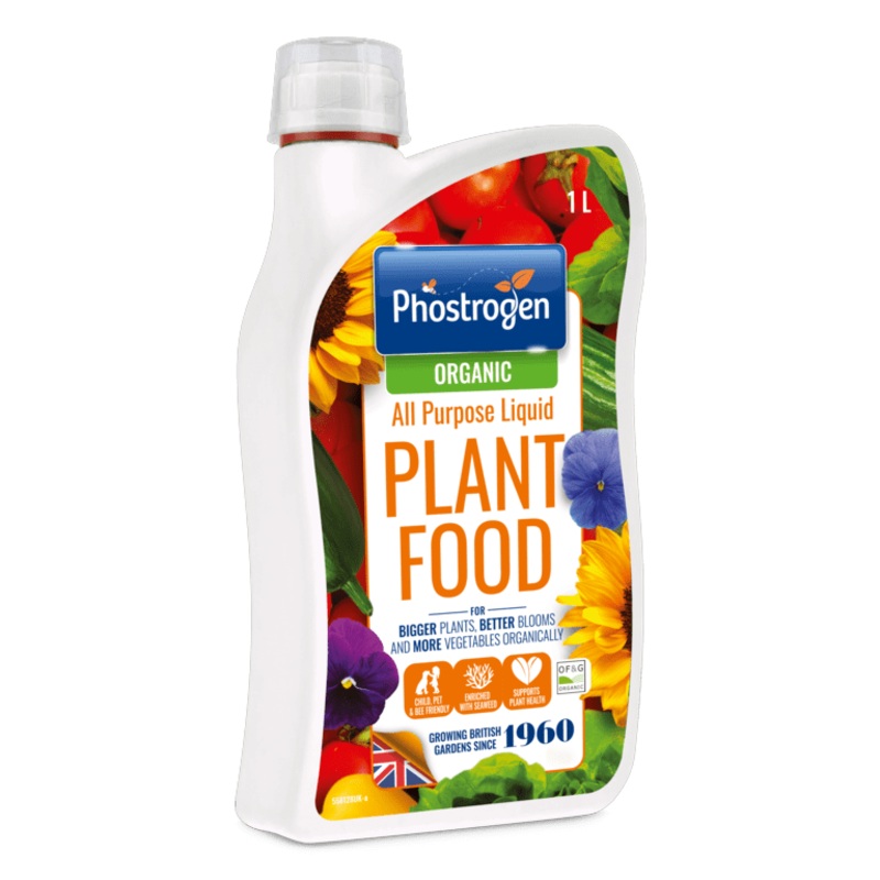 Phostrogen Organic All Purpose Liquid Plant Food – 1L