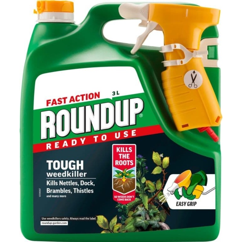 Roundup Fast Action Ready To Use Weedkiller – 3L