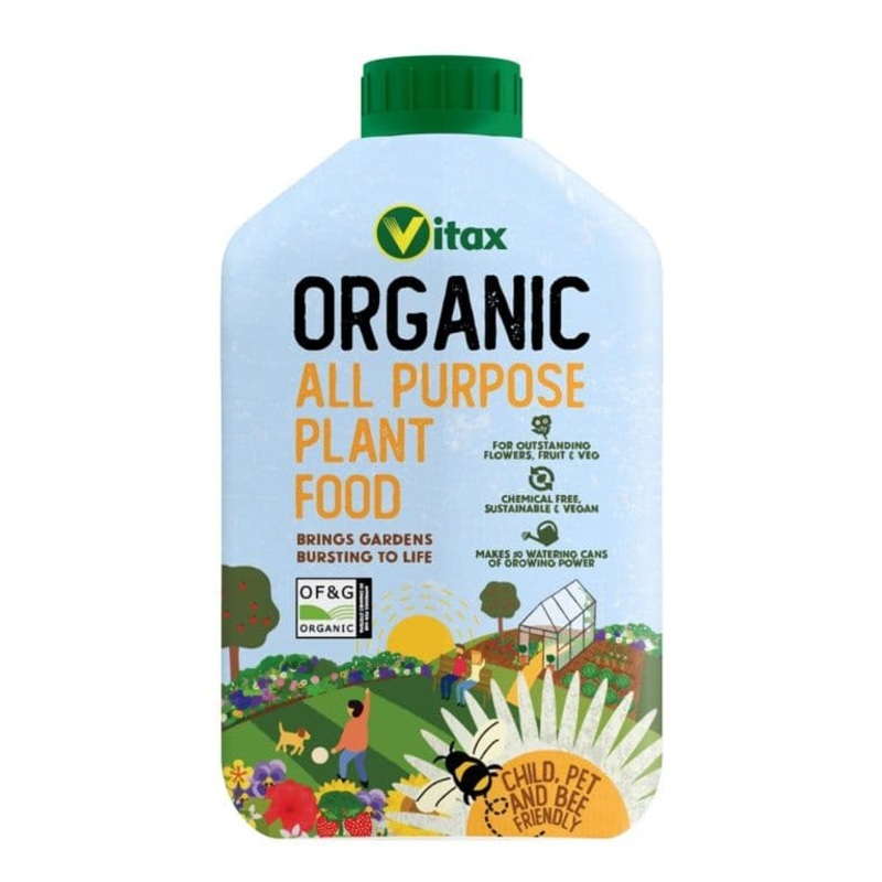 Vitax Organic All Purpose Plant Food – 1ltr