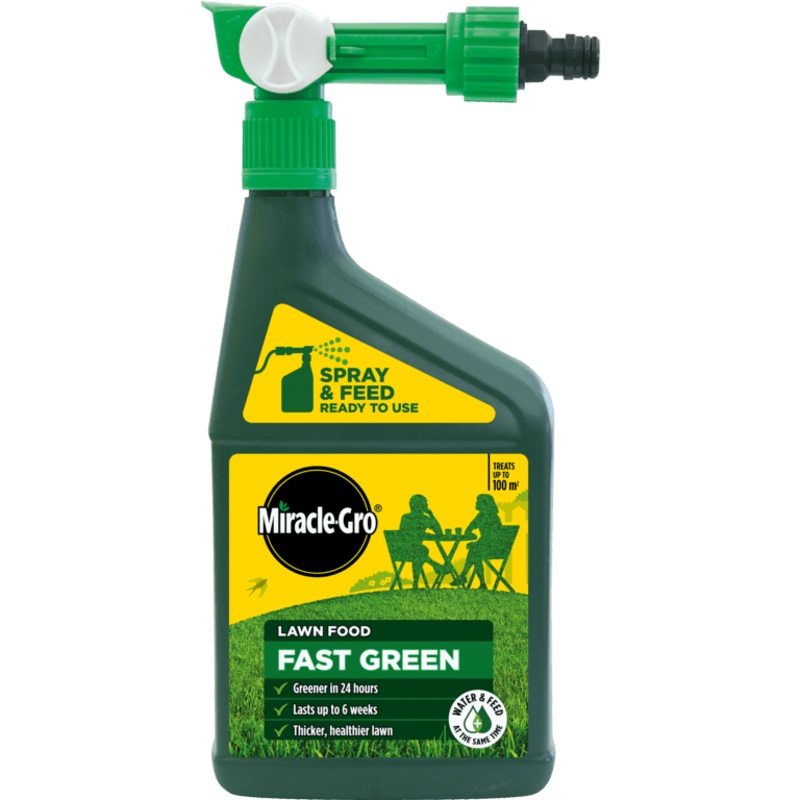 Miracle-Gro Evergreen Fast Green – 1L Spray & Feed