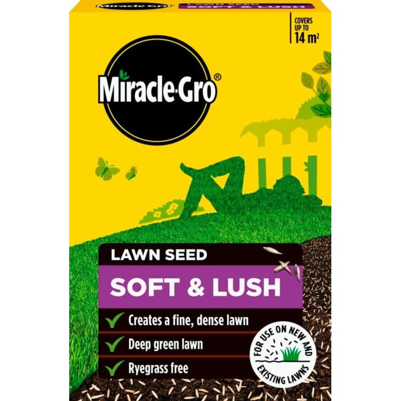 Miracle-Gro Lawn Seed Soft & Lush – 420gm