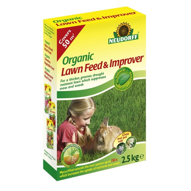 Neudorff Organic Lawn Feed & Improver – 2.5kg