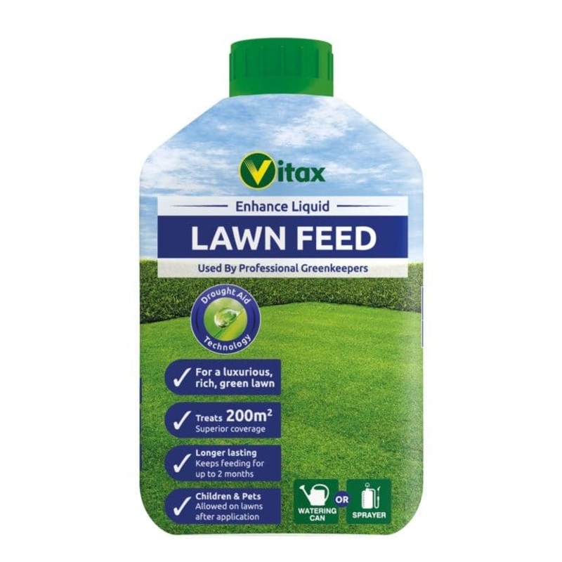 Vitax Green Up Lawn Care Enhance Liquid Lawn Feed – 200sqm