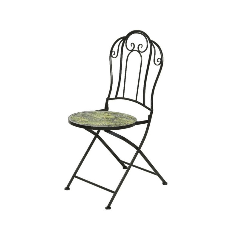 Kaemingk Bistro Iron Maun Chair – 46cm Black/Col