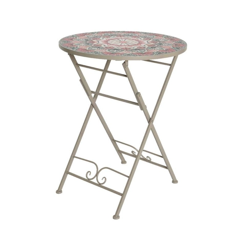 Kaemingk Bistro Table Narbonne Iron – Taupe 60cm