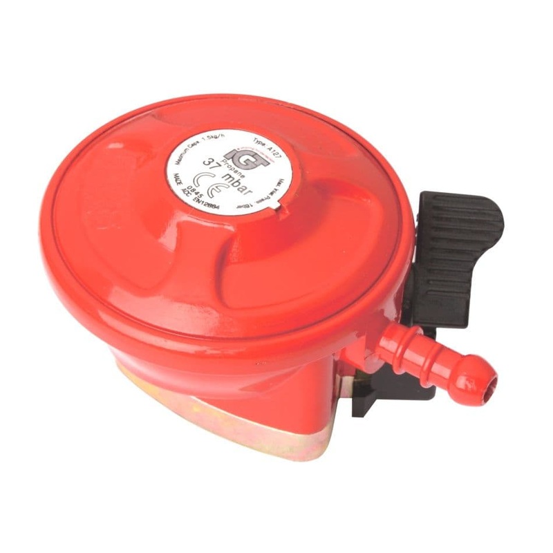 Lifestyle Propane 27mm Clip on Regulator – Red