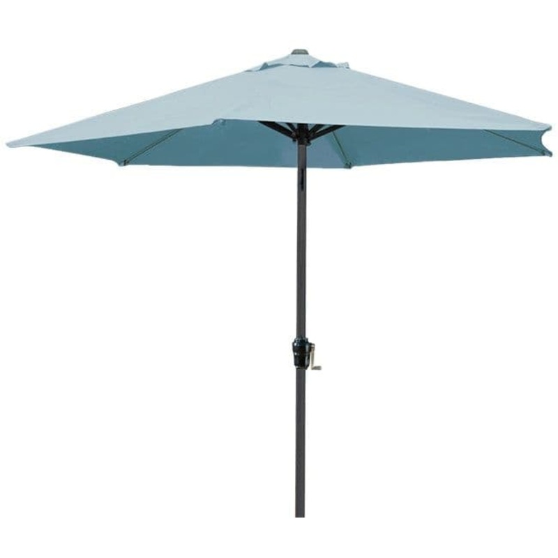 Pagoda 2.5m Crank & Tilt Parasol – Sky Blue