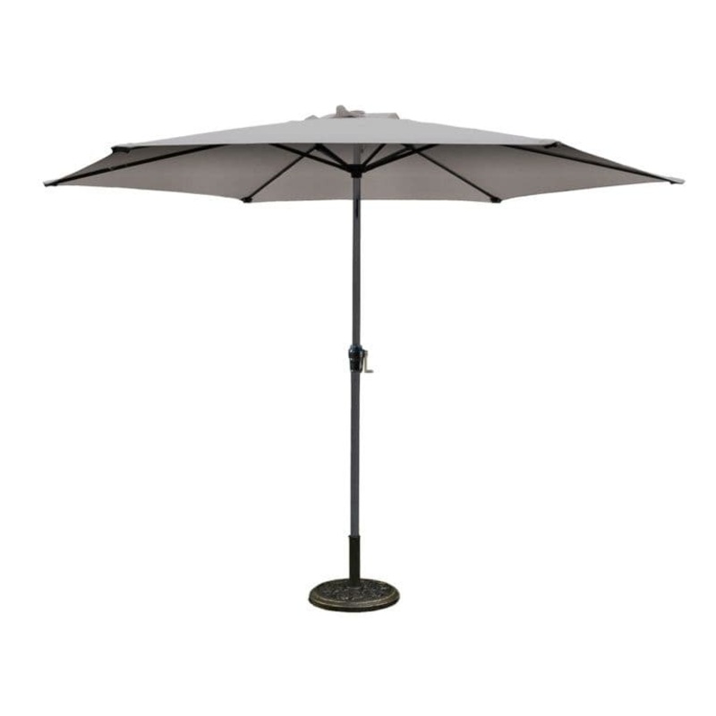 Pagoda 3m Crank & Tilt Parasol – Grey