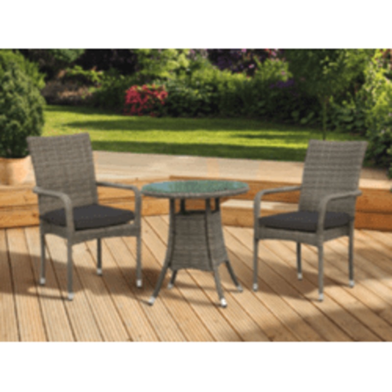 Pagoda Amalfi Bistro Set – 2 x Chairs, 1 x Bistro Table