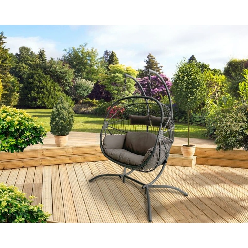 Pagoda Bali Folding Hanging Egg Chair – Double