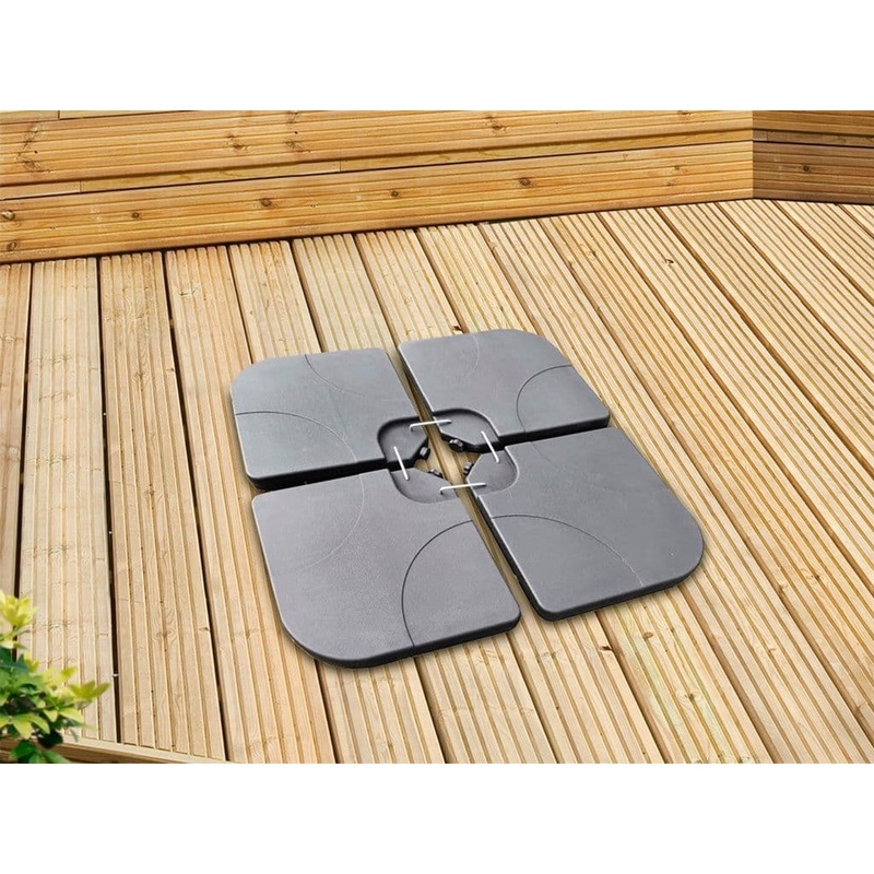 Pagoda Plastic Parasol Base (15L) – 4 Piece