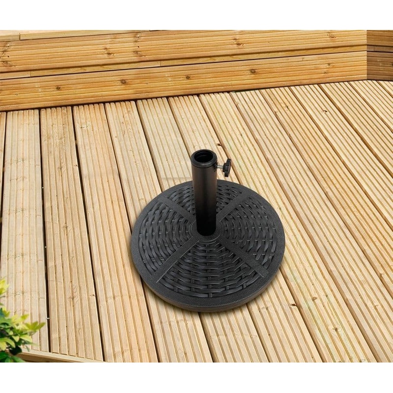 Pagoda Rattan Effect Parasol Base – 14kg