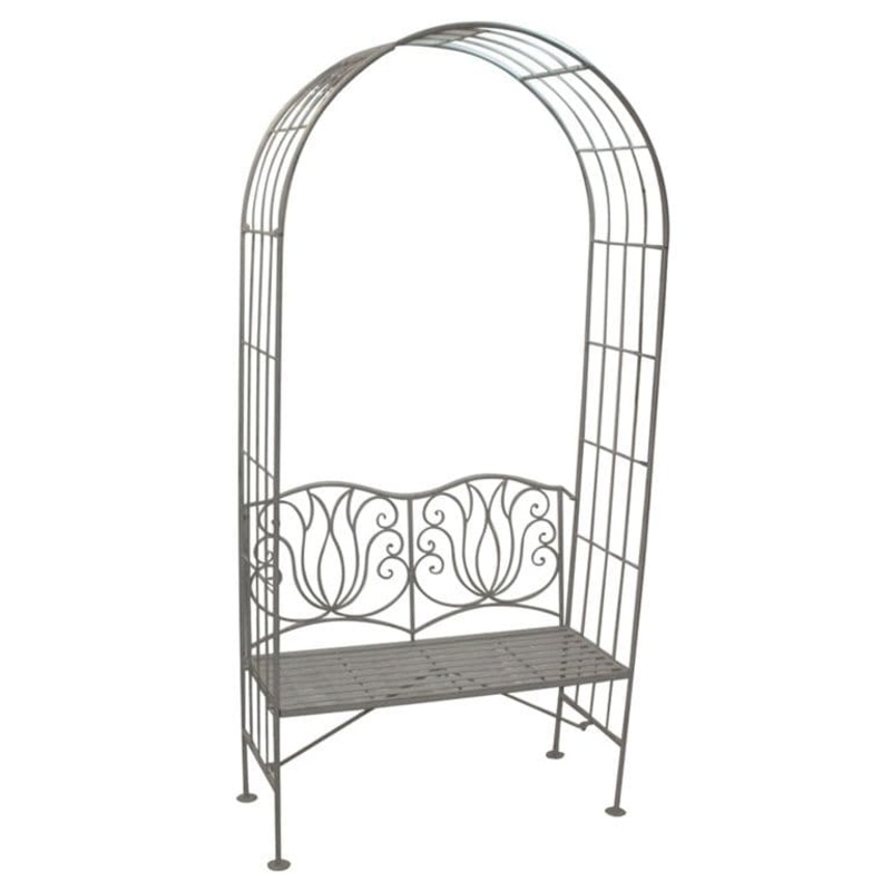 Pagoda Richmond Bench With Arch