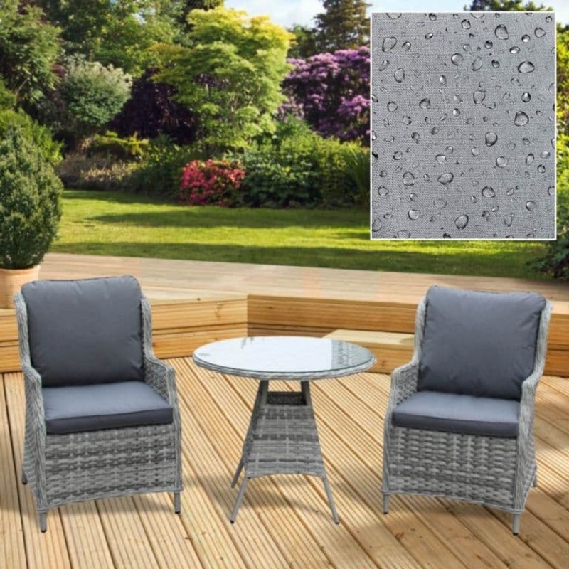 Pagoda Verona Deluxe Bistro Set – With Water Repellent Cushions