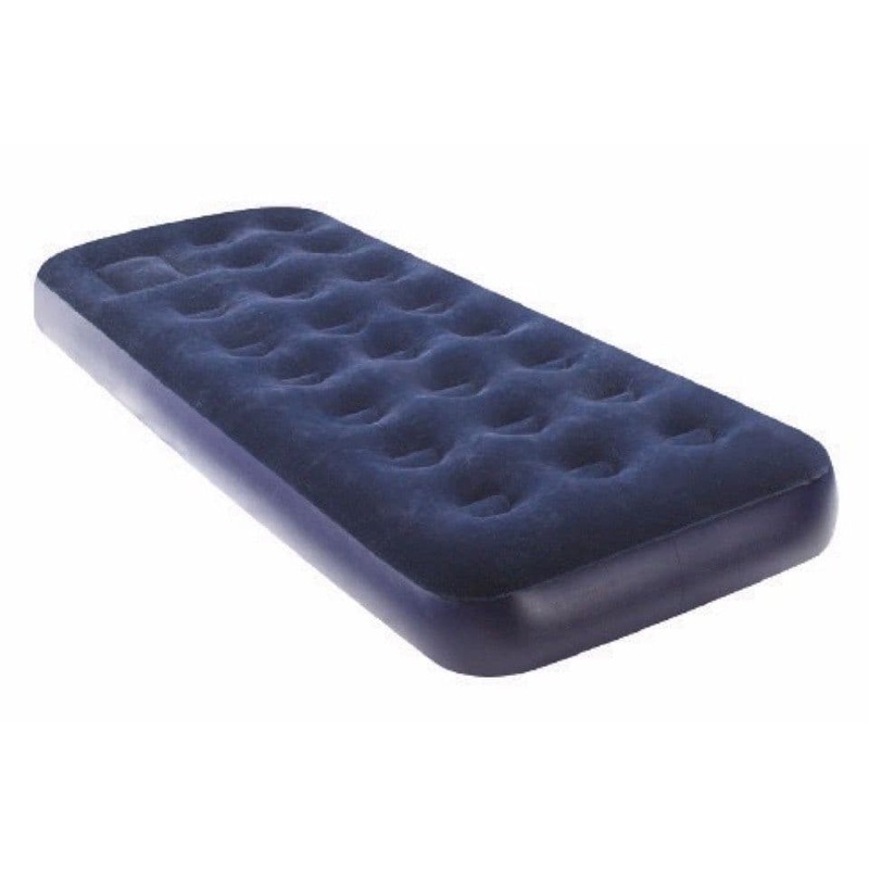 Summit Flocked Airbed – Single 191 x 73 x 22cm