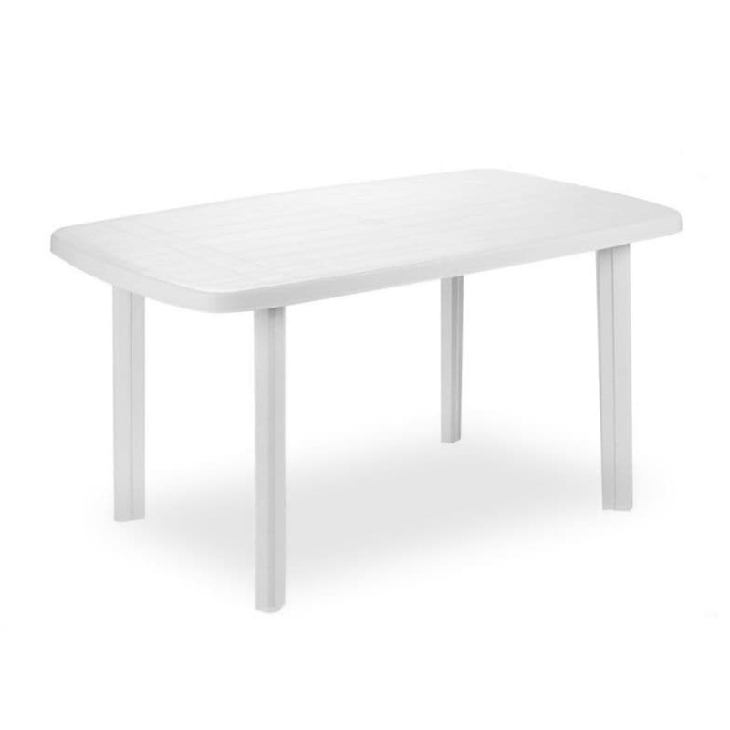 SupaGarden Plastic Oval Table – White