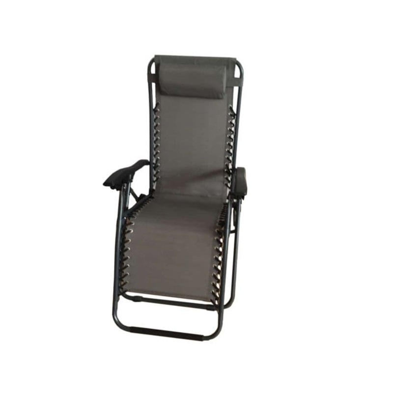 SupaGarden Zero Gravity Chair – Grey / Black
