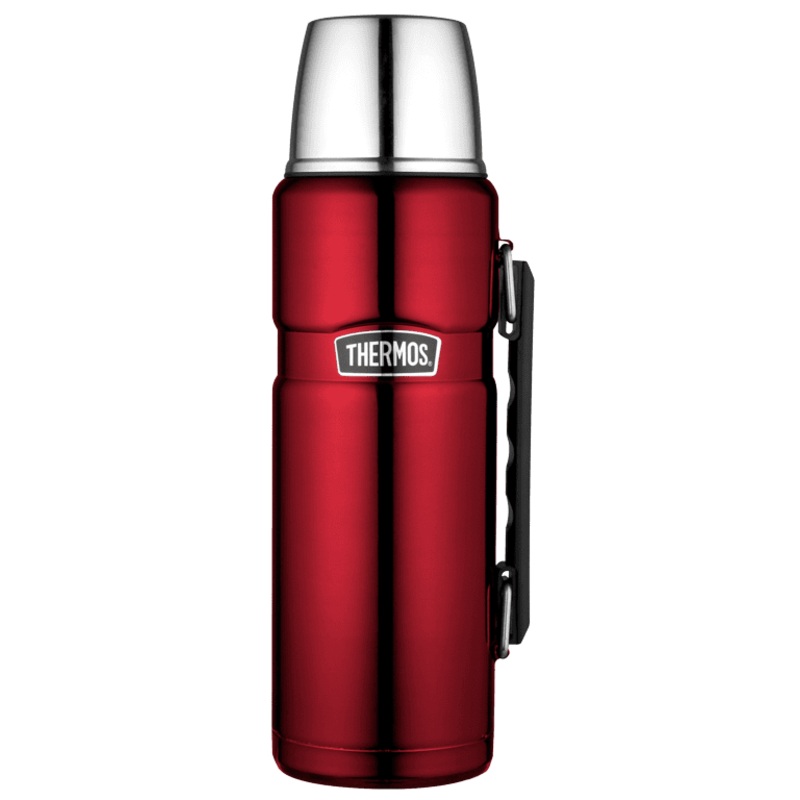 Thermos Stainless Steel King Flask 1.2L – Red