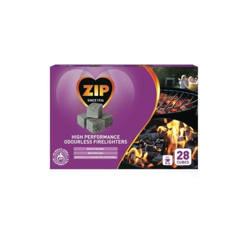 Zip High Performance Odourless Firelighters – 28 Cubes