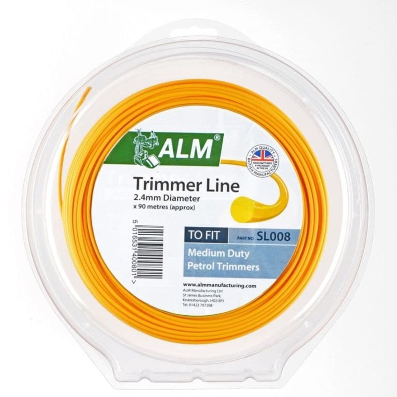 ALM Trimmer Line – Yellow – 2.4mm x 90m