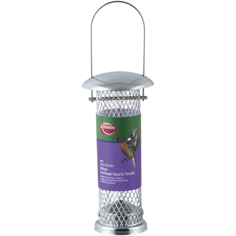 Ambassador Wild Birds Deluxe Sunflower Hearts Feeder