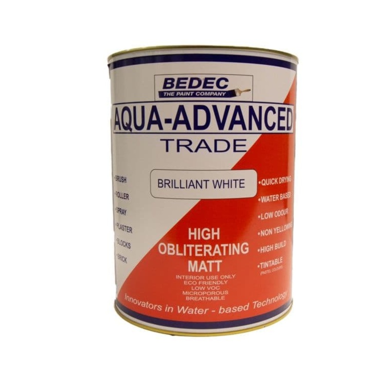 Bedec High Obliterating Matt Brilliant White – 2.5L
