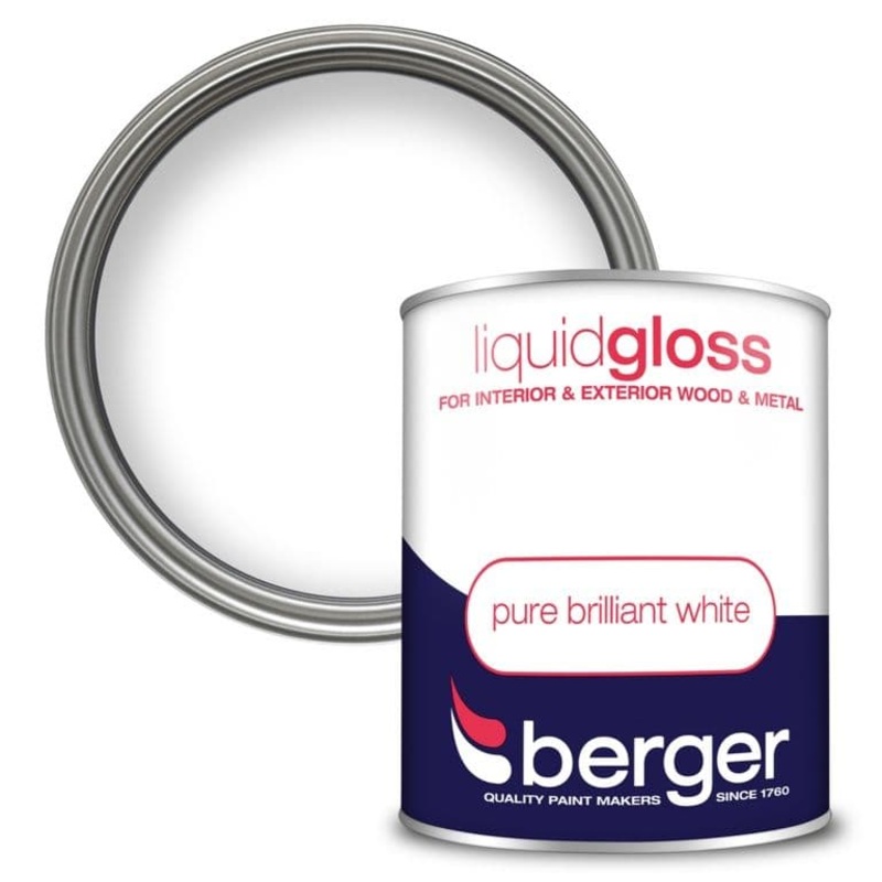 Berger Liquid Gloss 750ml – Pure Brilliant White