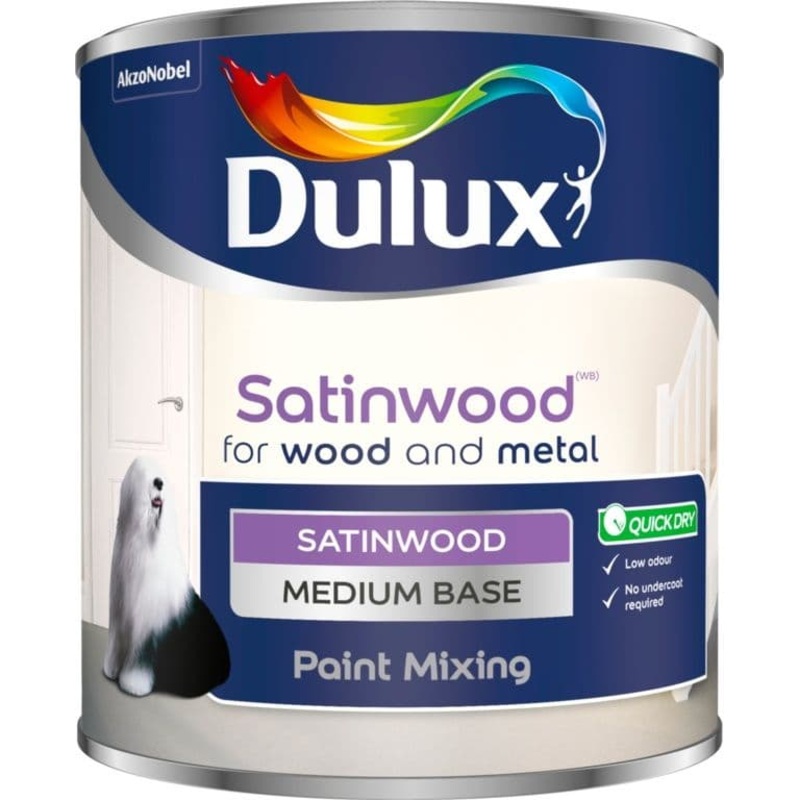 Dulux Colour Mixing 1L – Medium Satinwood Base