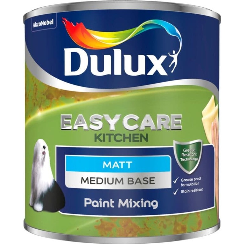Dulux Colour Mixing Kitchen Matt Base 1L – Medium
