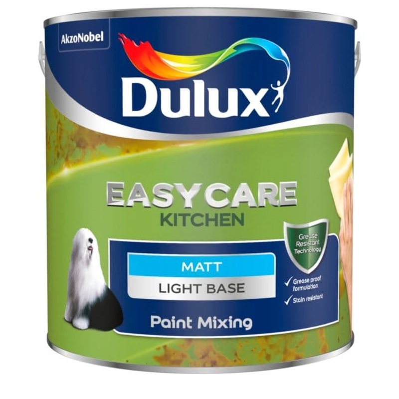 Dulux Colour Mixing Kitchen Matt Base 2.5L – Light