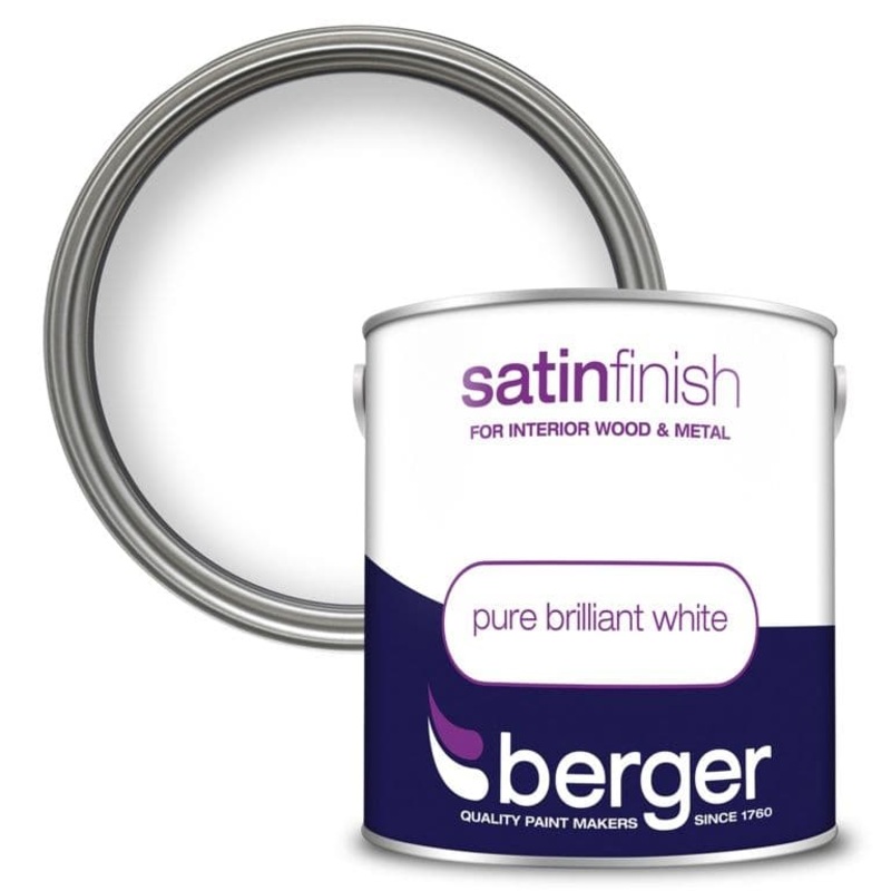 Berger Satin Finish 2.5L – Pure Brilliant White
