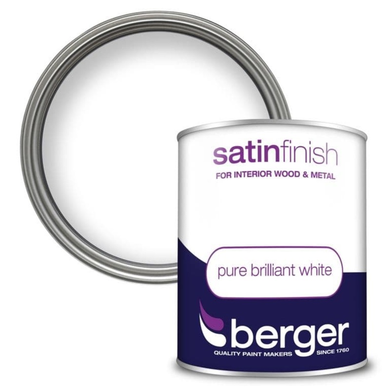 Berger Satin Sheen 750ml – Pure Brilliant White