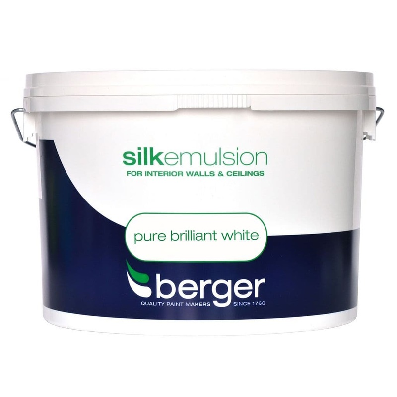 Berger Vinyl Silk 10L – Pure Brilliant White
