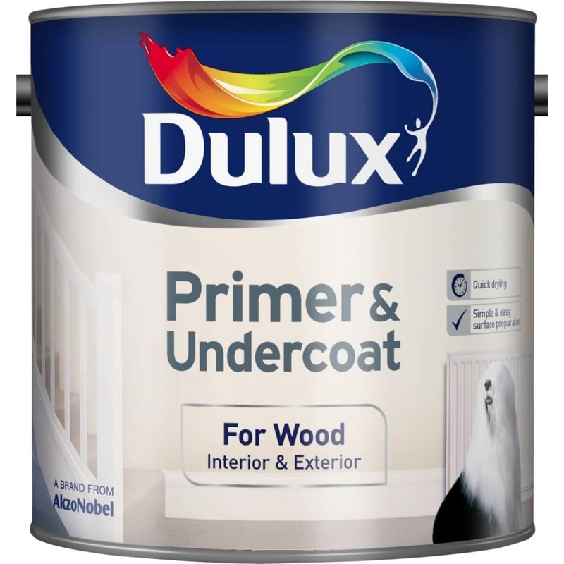 Dulux Primer & Undercoat For Wood – 2.5L