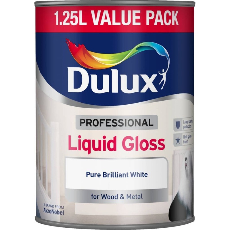 Dulux Professional Liquid Gloss 1.25L – Pure Brilliant White