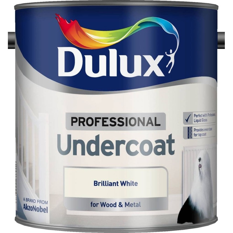 Dulux Professional Undercoat 2.5L – Brilliant White