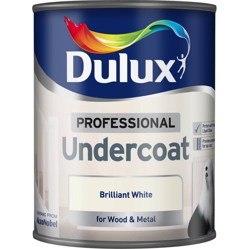 Dulux Professional Undercoat 750ml – Brilliant White