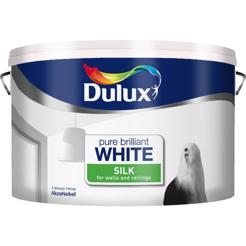 Dulux Silk 10L – Pure Brilliant White