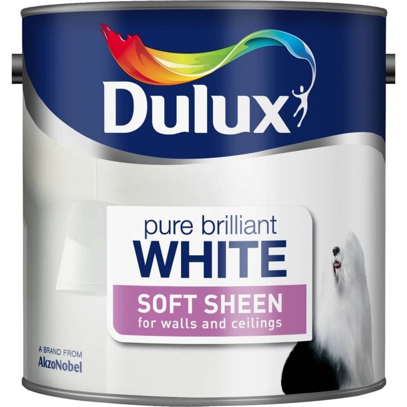Dulux Soft Sheen 2.5L – Pure Brilliant White